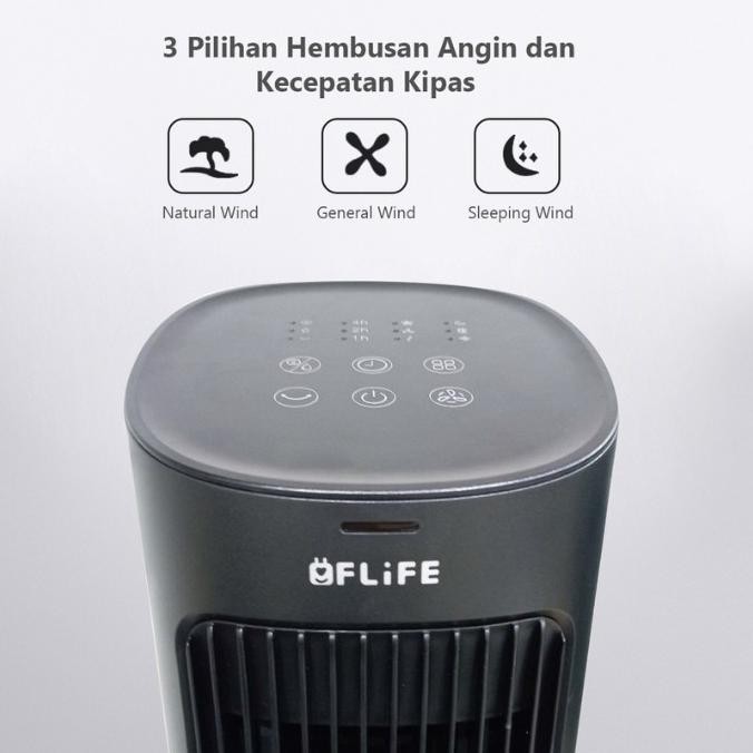 

FLiFe GREE Tower Fan Air Cooler-Kapasitas 4 Liter GTA/FTA-ACOOL4 P88L