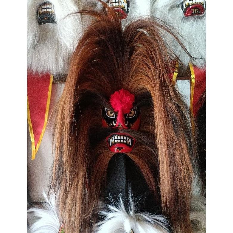 Tgc-1924 Topeng Ganong. Topeng Bujangganong. Topeng Ganong Fuull Kuda. Topeng Bujangganong Fuull Ram