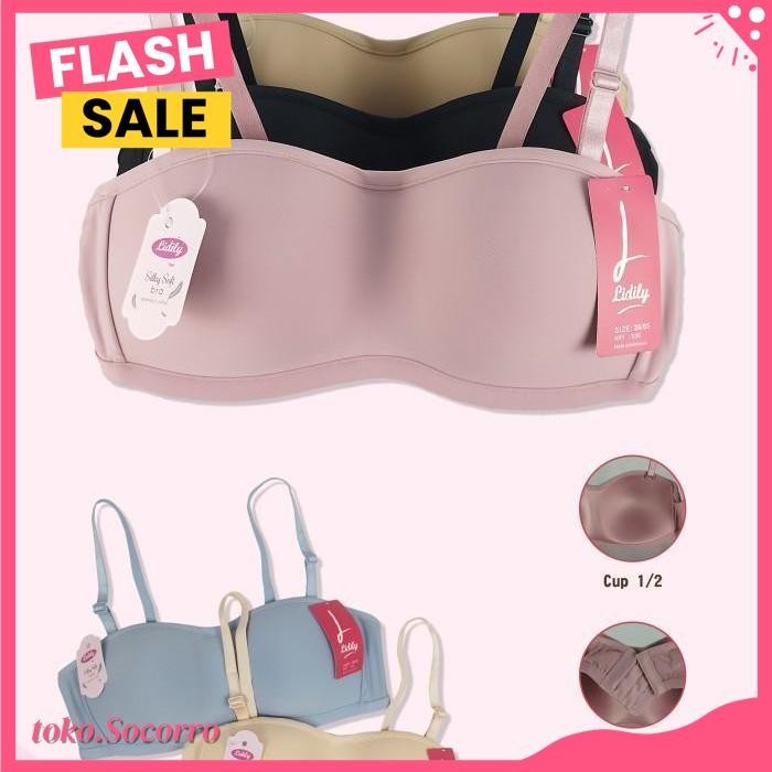 BRA KEMBEN PUSH UP BH ANTI SLIP SEXY UNTUK WANITA BH DD330 BEST SELLER