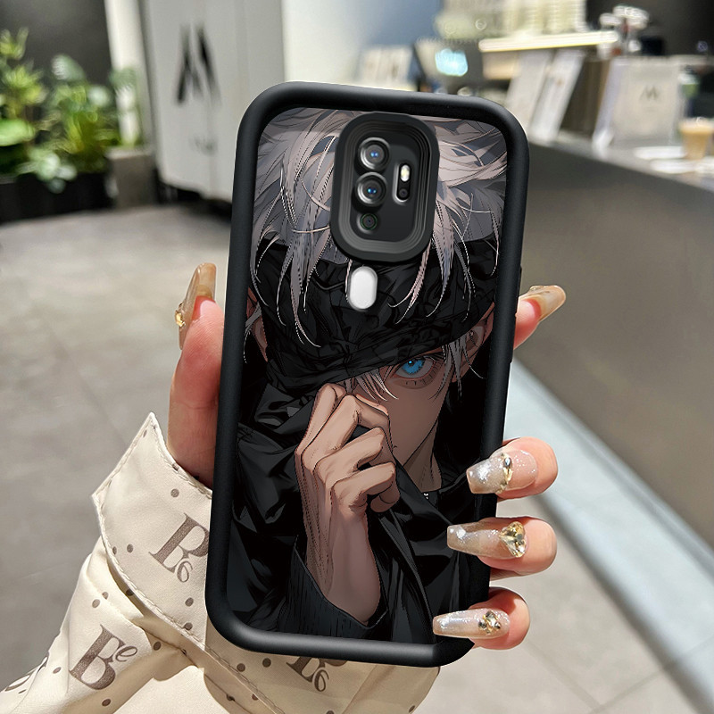 Casing Hp OPPO A5 2020 OPPO A9 2020 Case pria muda tampan dengan pola rambut putih Casing HP pelindu