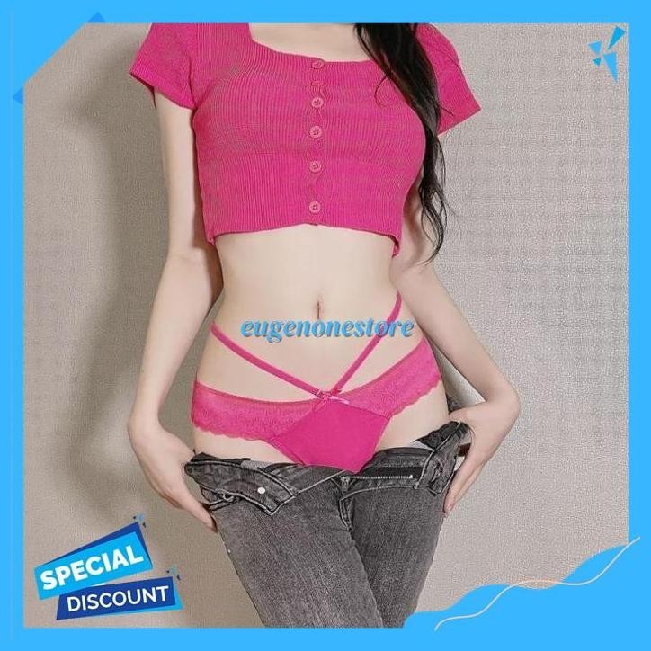 CD WANITA LOW WAIST G STRING UKURAN JUMBO SEXY THONG  BEBAS ONGKIR 