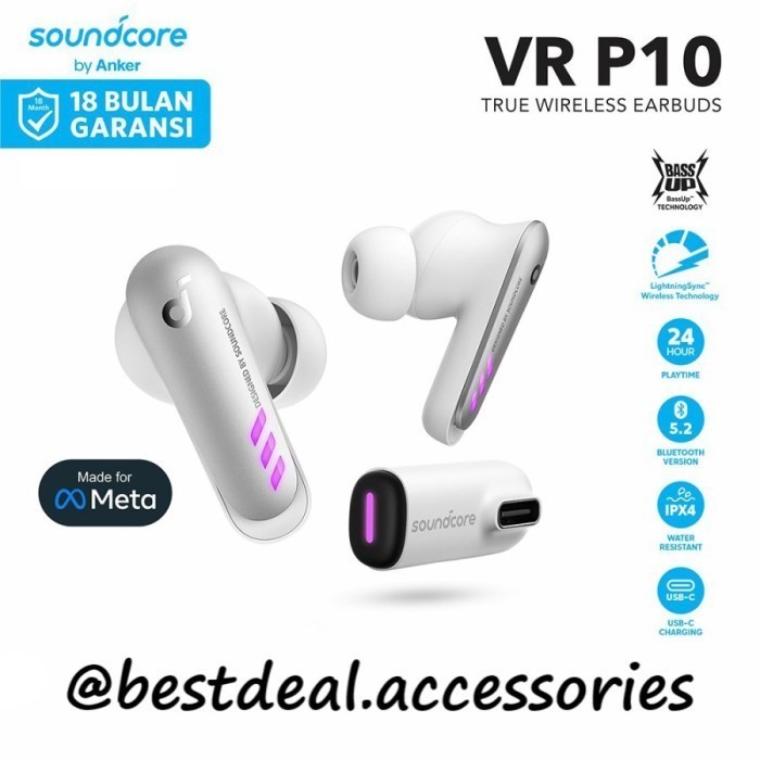 ANKER TWS FOR VR P10 A3850 WHITE