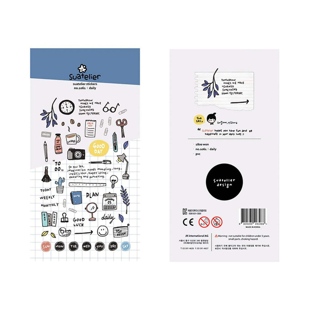 

SUATELIER Stickers No. 1061 Daily