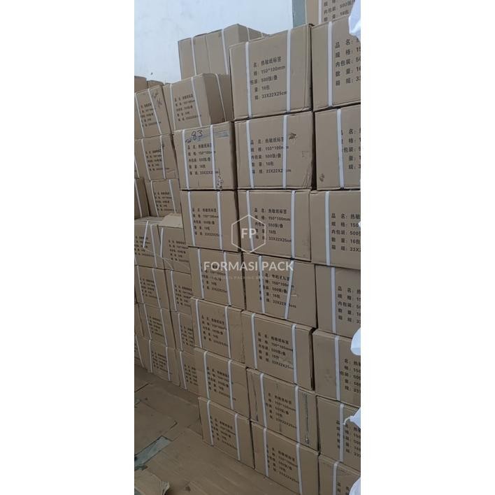 

An85 Label Barcode Direct Thermal 100 X 150 mm 100x150 4x6" isi 500pcs ukuran A6 Original