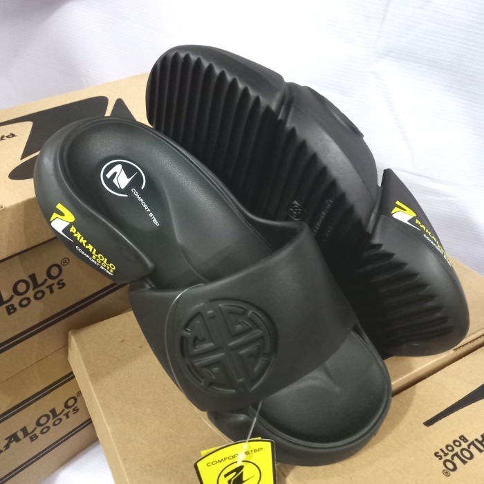 Sandal Karet Pria Pakalolo Sky Walker Hitam