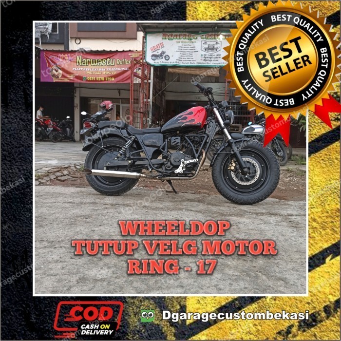 WHEELDOP MOTOR CUSTOM TUTUP VELG RING 17 R-17
