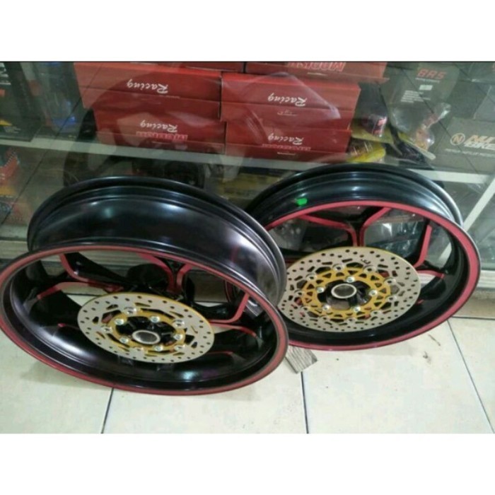 NEW VELG RACING MOTOR R15 OLD TAPAK LEBAR 450/300X17 ASSIO
