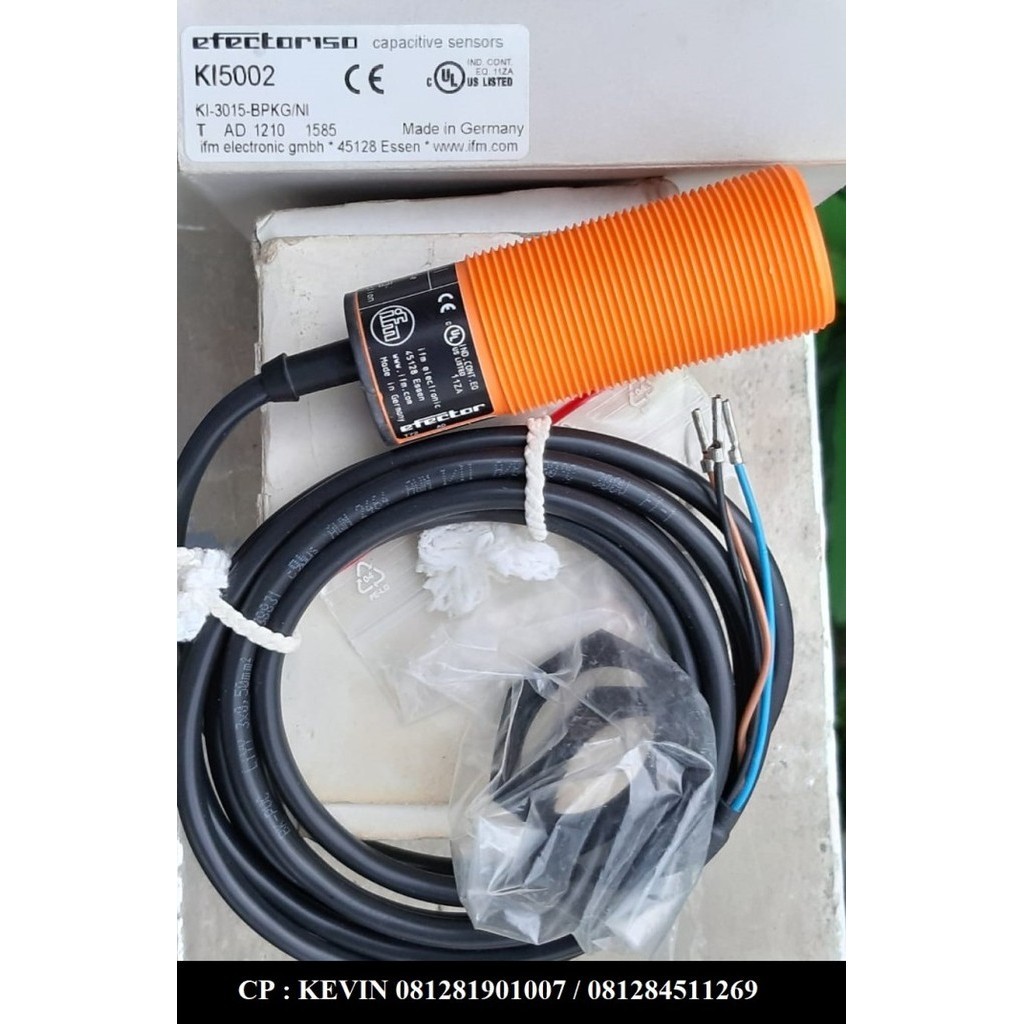 IFM KI5002 KI-3015-BPKG/NI SENSOR CAPASITIVE