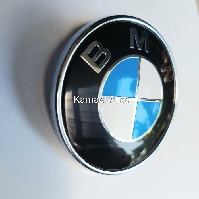 PALING BARU EMBLEM/LOGO ORIGINAL BMW 82MM UNTUK KAP MOTOR/BEGASI