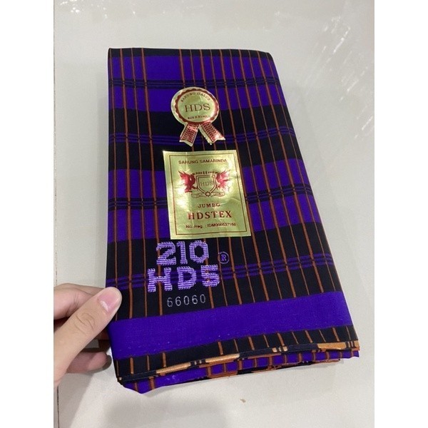 Sarung Hds Motif Bhs Kotak Jadoel-Sarung Samarinda-Sarung