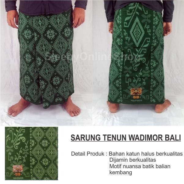 Sarung Wadimor Bali Motif Kembang Balian
