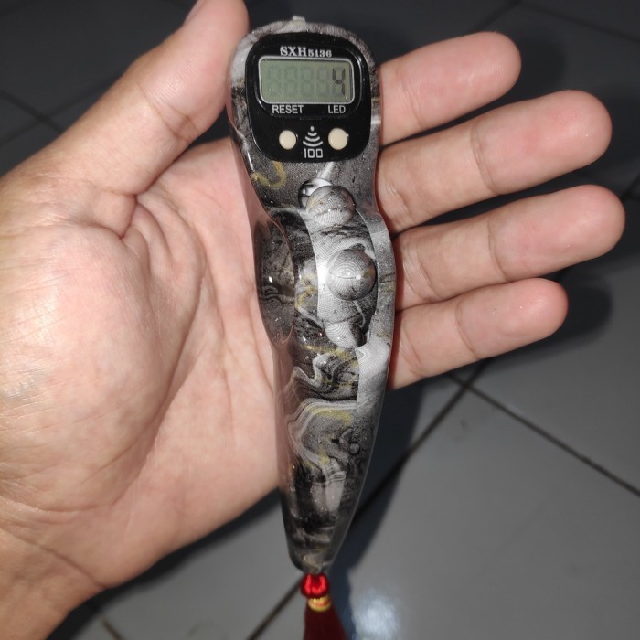 Terlaris Tasbih Digital Alarm Bunyi Beep 100 Motif Marmer Dan Kayu +