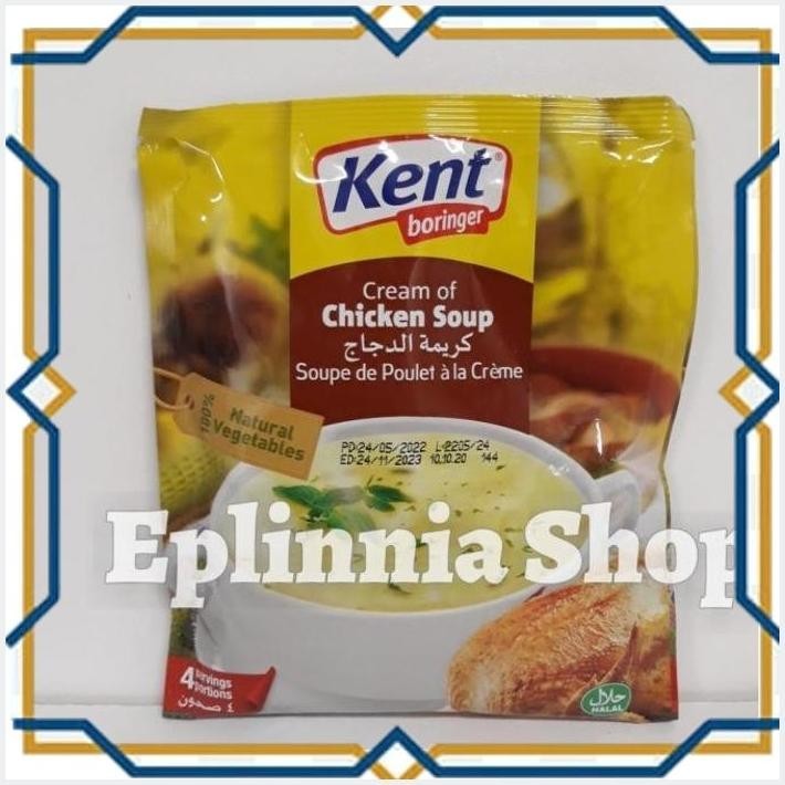 

[EPL] KENT BORINGER CREAM OF CHICKEN SOUP 68 GR