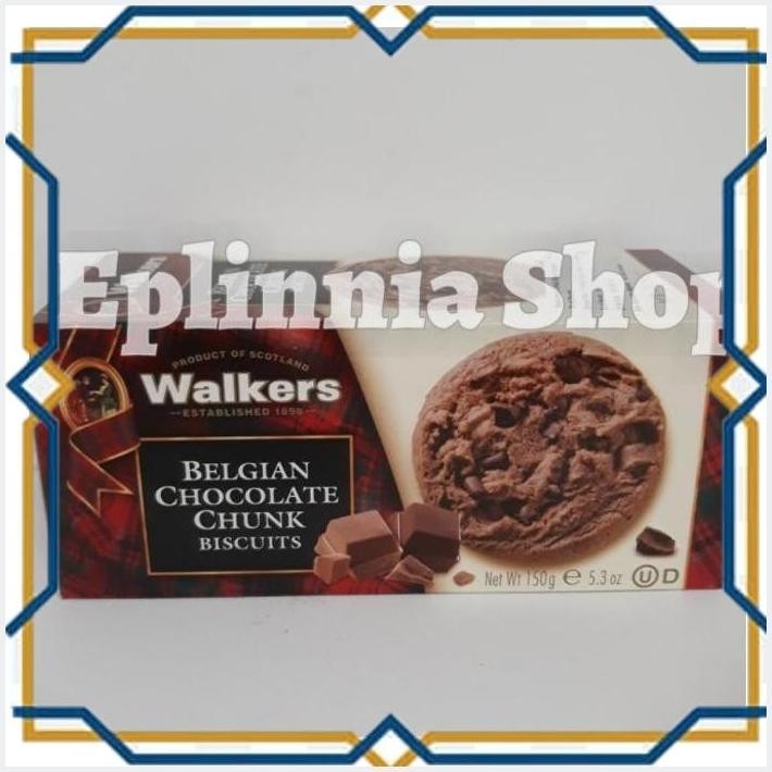 

[EPL] WALKERA BELGIAN CHOCOLATE CHUNK BISCUITS 150 GR - BISKUIT WALKER