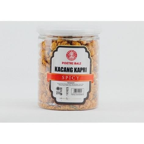 

Poetri Bali Kacang Kapri Spicy Toples 275gr - Putri Bali Kacang Pedas PS