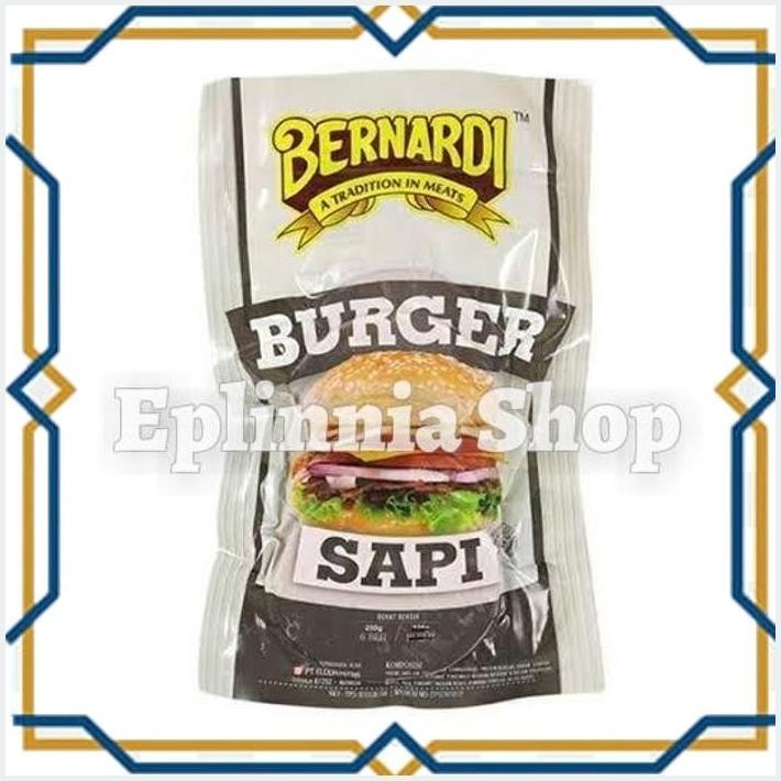 

[EPL] BERNARDI BURGER SAPI 6'S 250 GR - DAGING BURGER SAPI