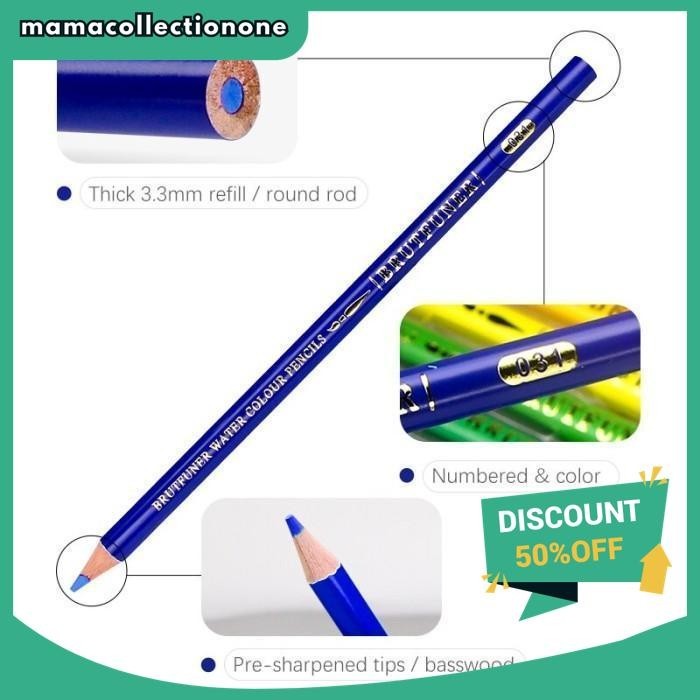 

PENSIL WARNA BRUTFUNER PAINTING OIL PENCIL ARTIST COLOR PENCILS SET 48 KUALITAS PRODUK TERBAIK