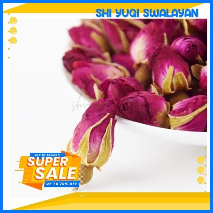 

TEH KUNCUP BUNGA MAWAR / RED ROSE BUDS FLOWER TEA 50G HIGHT QUALITY !!