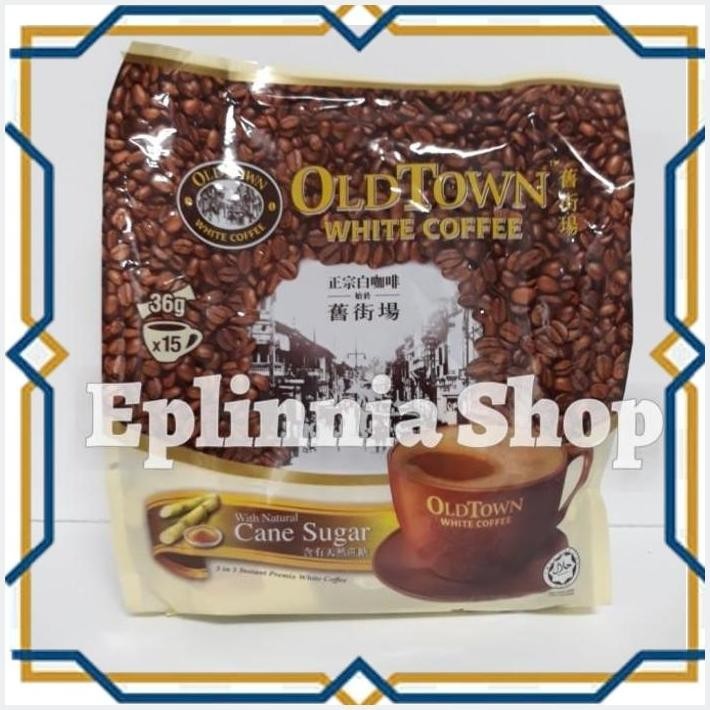 

[EPL] OLD TOWN WHITE COFFEE WITH NATURAL CANE SUGAR 3 IN 1 15'S PACK - KOPI