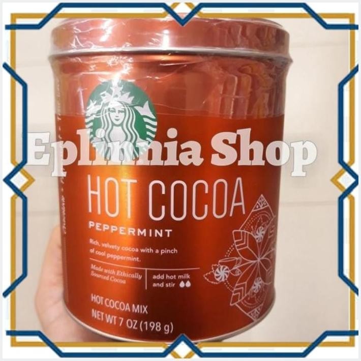 

[EPL] STARBUCKS HOT COCOA PEPPERMINT 198 GR - BUBUK MINUMAN KAKAO