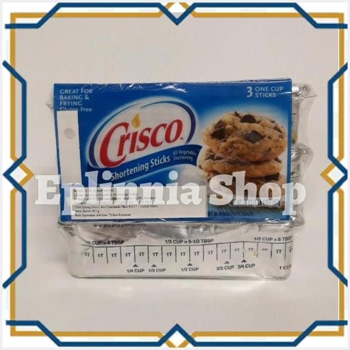 

[EPL] CRISCO ALL VEGETABLE SHORTENING STICK 567 GR