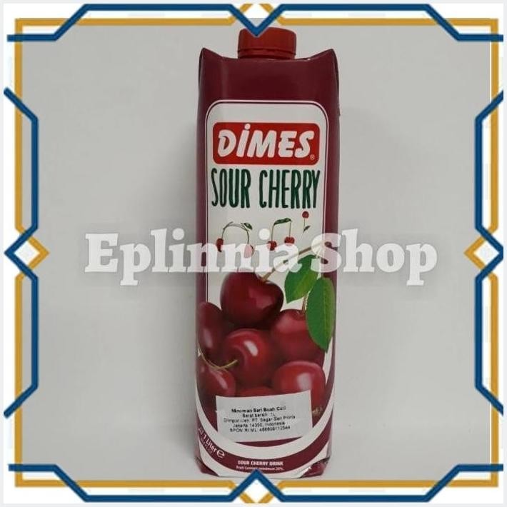 

[EPL] DIMES CLASSIC SOUR CHERRY NECTAR JUICE 1 L - JUS SARI BUAH CERI