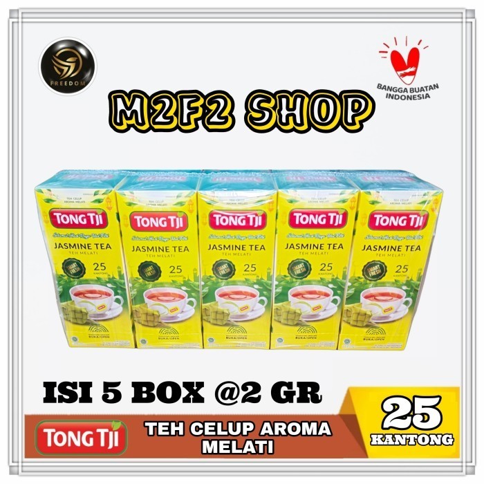 

Teh Celup Tong Tji Teh Melati Isi 25 Kantong - 50 Gr (Harga 5 Pa)