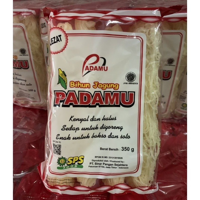 

Bihun Jagung Padamu 350Gr 1Ball Isi 12Pcs