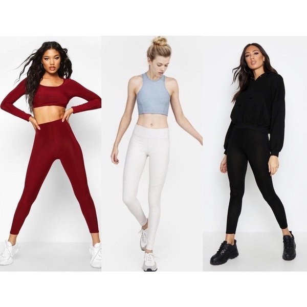 CELANA LEGGING POLOS JERSEY LICIN WANITA MURAH DEWASA
