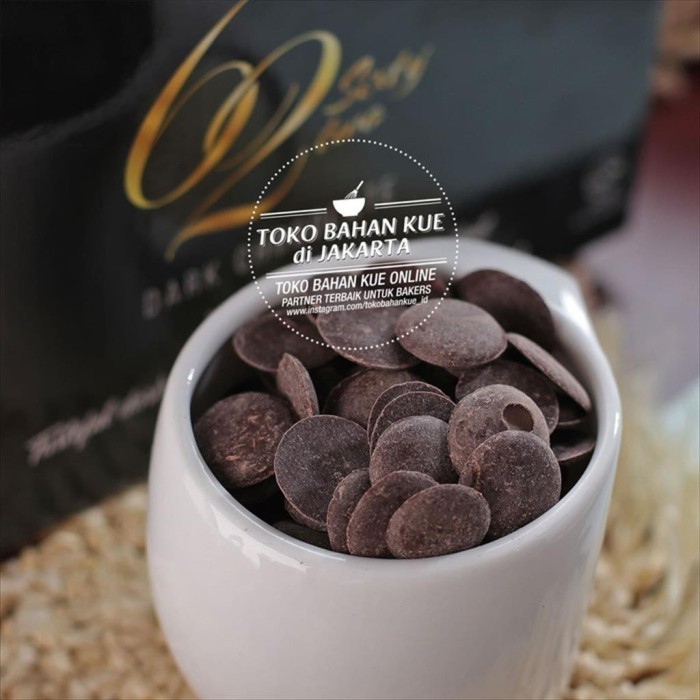 

Cabina Tulip Easimelt 62% 500Gr Repack Dark Chocolate Cokelat Couverture Coin