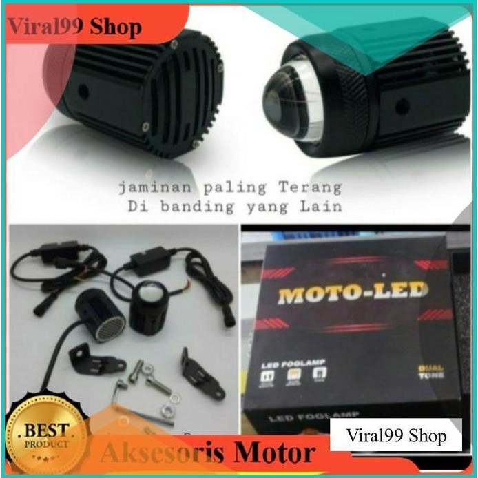 Lampu Motor D2 Laser Led Tembak Foglamp Moto Led 19F3B2024 parts