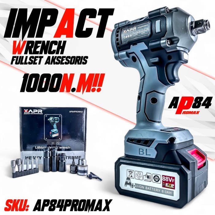 Impact Wrench Apr Japan 450Nm Ap84 Standart Facelift Mesin Pembuka Bau