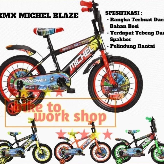 Cod  Sepeda Bmx 12 16 18 Trex Agros Michel Blaze Bambastic Anak Amandajoel