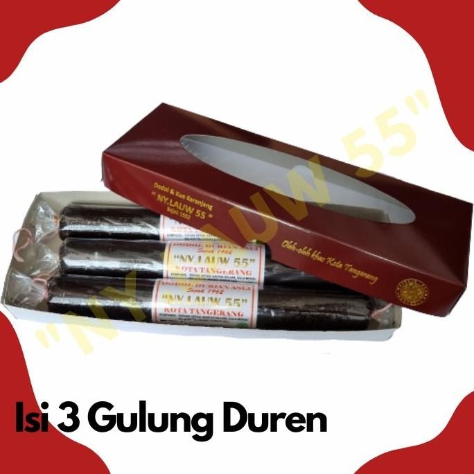 

Dodol Durian Asli NY.LAUW55 paket isi 3