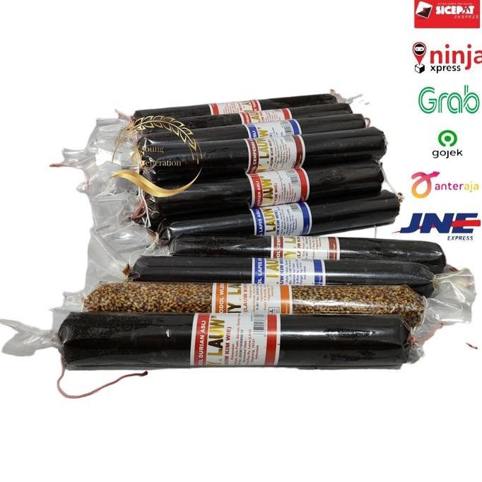 

Dodol Betawi Asli Merk NY. LAUW -Mede-Wijen-Duren-Ori-Cempedak - Halal