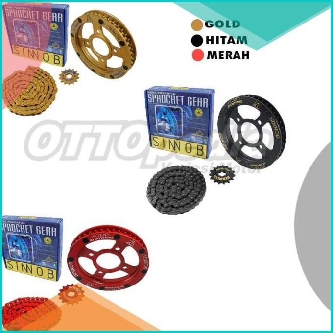 Gear Gir Set Rantai Rante Motor Chain Kit Sinnob Cb 150 R CB150R New 1