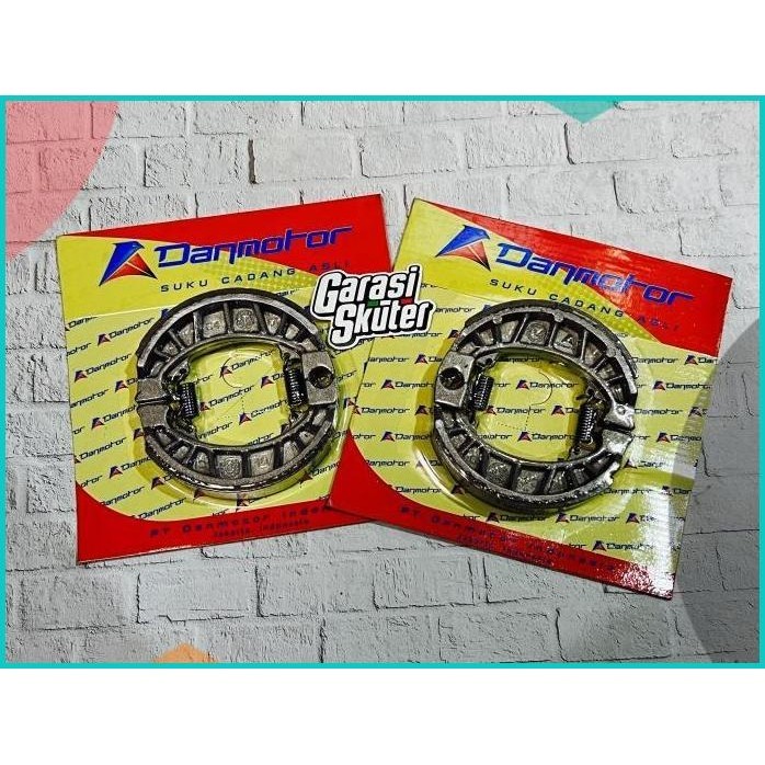 Kampas Rem Belakang Danmotor Vespa LX, S, LXV, Piaggio ZIP 19F3B2024 p