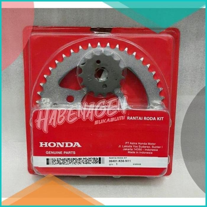 gir gear rante rantai roda set supra 150 supra150 GTR supraGTR ORI AHM