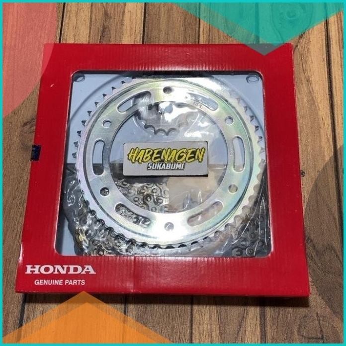 gir gear rante rantai roda set honda crf 150 crf150 L ori original AHM