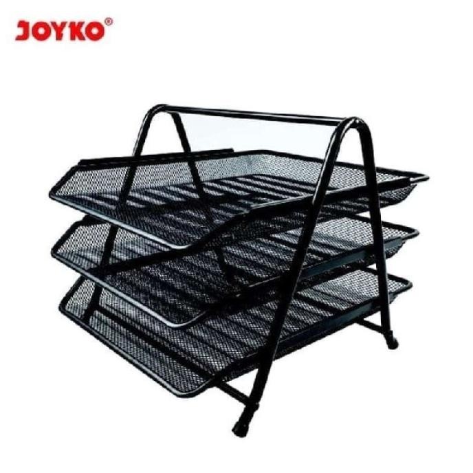 

Jaring Besi Elevated Letter Tray Rak Kertas Dokumen [3 Susun] ( SET ) LA