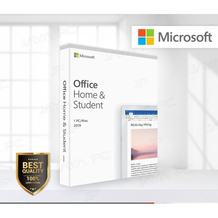 License Key Office Home Student Ohs 2019 Retail Permanen Lifetime
