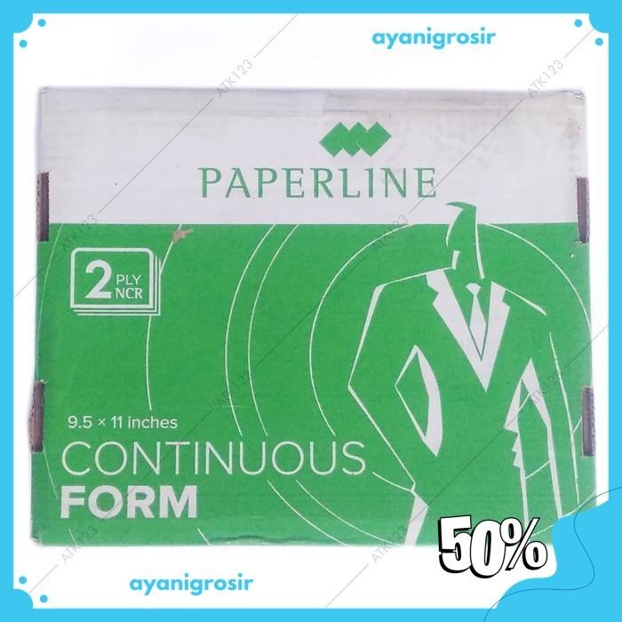 

CONTINUOUS FORM PAPERLINE 2 PLY 9 1/2 X 11 IN (K2) KUALITAS PRODUK TERBAIK