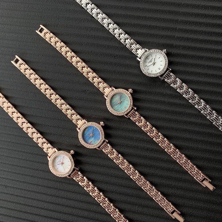 JAM TANGAN RANTAI MINI MOON JAM ANALOG QUARTZ FASHION ELEGANT CA053 TERBARU