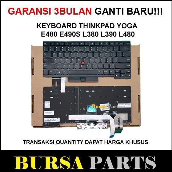 Keyboard Lenovo Thinkpad Yoga E480 E490S L380 L390 L482