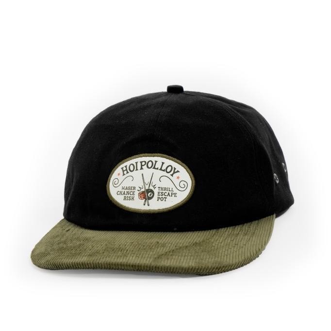 Diskon Murah  Hoi Polloy - Topi - Wager Cap (Black Green) Corduroy Twill