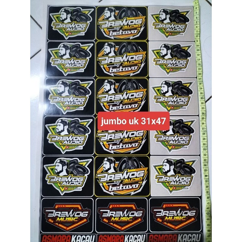 

STIKER BREWOG AUDIO | STIKER SOUND | STIKER AUDIO | STIKER SOUND BREWOG | STIKER BREWOG AUDIO | STIKER BREWOG ISI 18 BIJI BAHAN CROMO