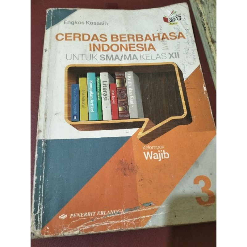 buku cerdas berbahasa Indonesia kelas 12