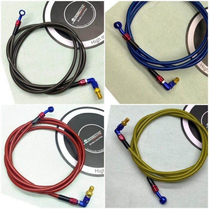 SELANG REM BELAKANG 215 CM NMAX PCX ADV AEROMOTIVE SWITS SERAT KARBON