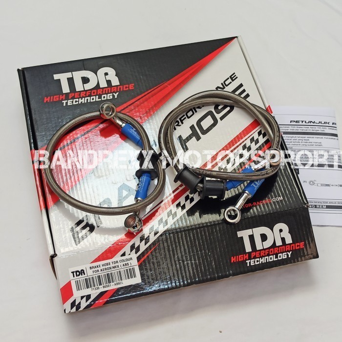 SELANG REM TDR RACING ABS SILVER SERIES FOR AEROX CONNECTED-LEXI