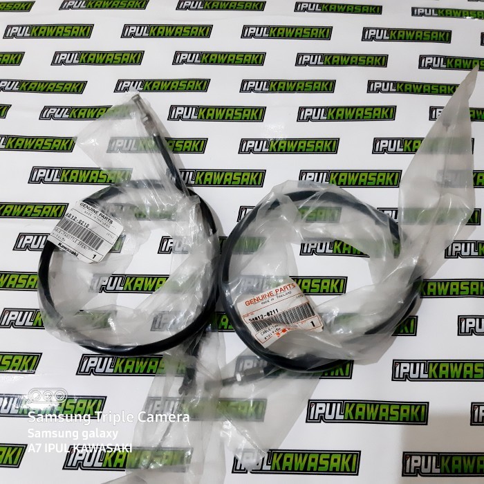 KABEL GAS ATAU TALI GAS OPEN CLOSING NINJA 250 KARBU ORI SET